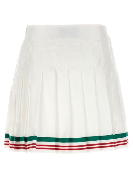 Casablanca Casa Way Pleated Mini Tennis Skirt