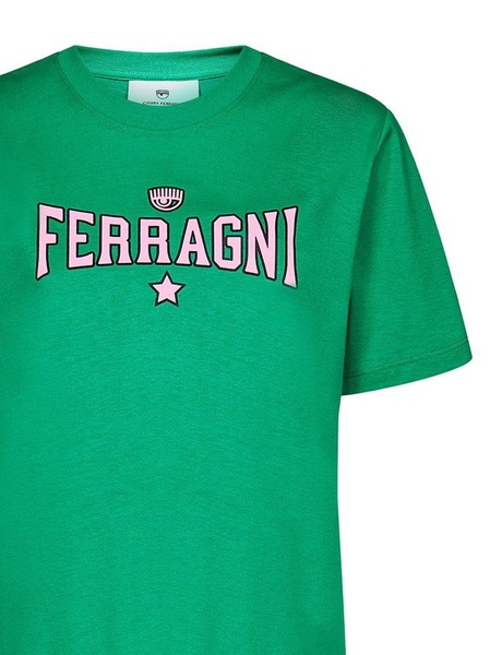 Chiara Ferragni Logo-Printed Crewneck T-Shirt