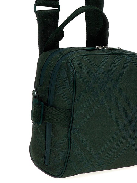 Check Shoulder Strap Crossbody Bags Green