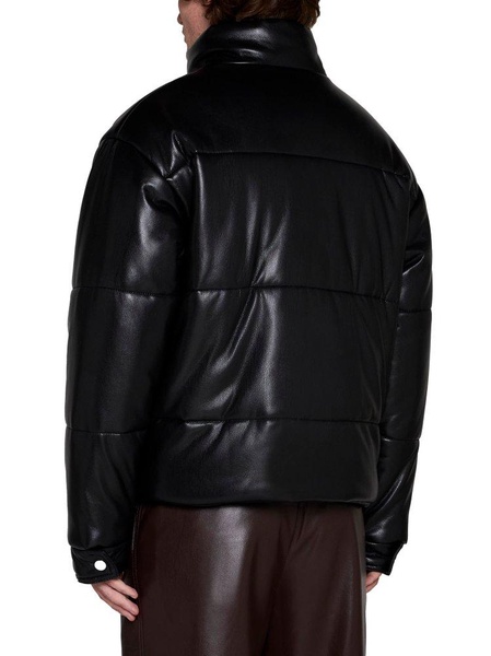 Nanushka Faux Leather Puffer Jacket