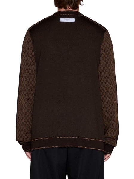 Balmain Mini Monogram Knit Jumper