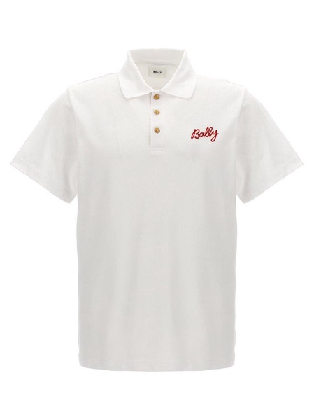 Bally Logo Embroidered Short-Sleeved Polo Shirt