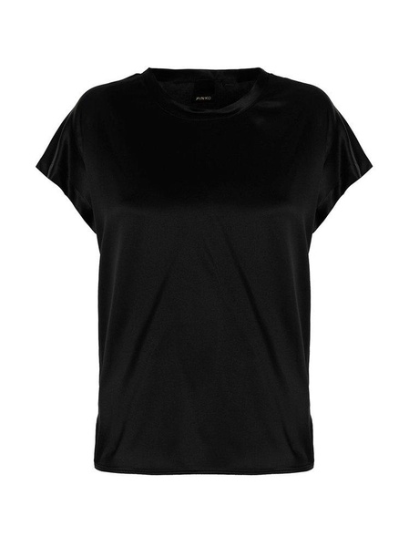 Pinko Crewneck Satin T-Shirt