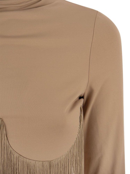 Sportmax Wien Long Fringed Jumper