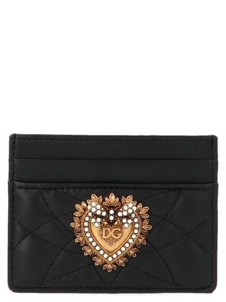 Dolce & Gabbana Devotion Logo Plaque Cardholder