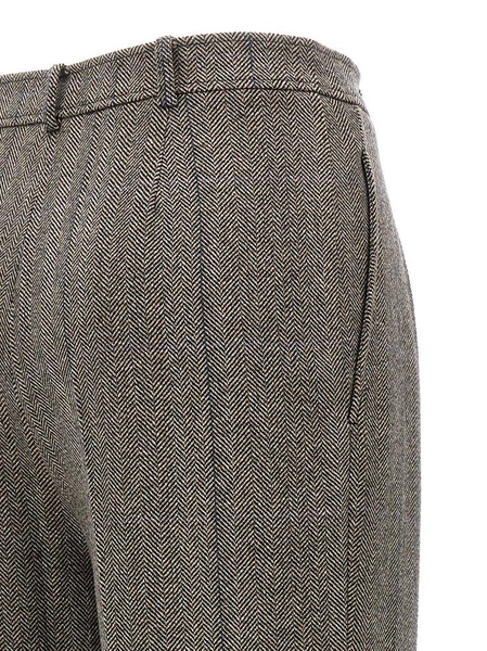 Loro Piana Barbed Straight-Leg Trousers