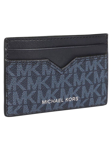 Michael Kors Hudson Logo-Jacquard Card Holder