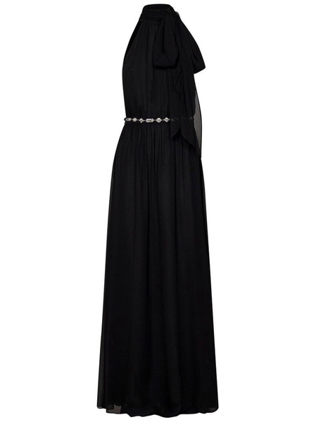 Max Mara Studio Embellished Halterneck Dress