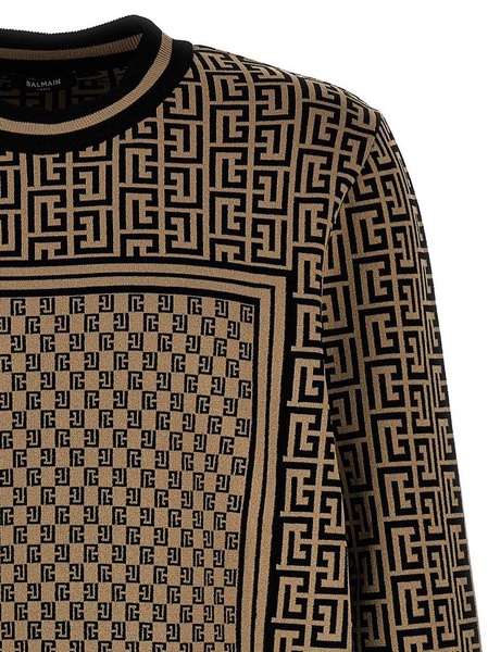 Balmain Mini Monogram Crewneck Sweater