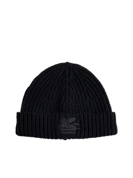 Etro Logo-Embroidered Knitted Beanie