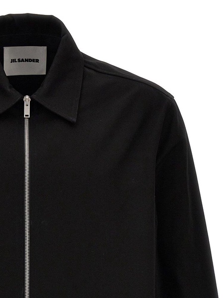 Jil Sander Long-Sleeved Zip-Up Shirt