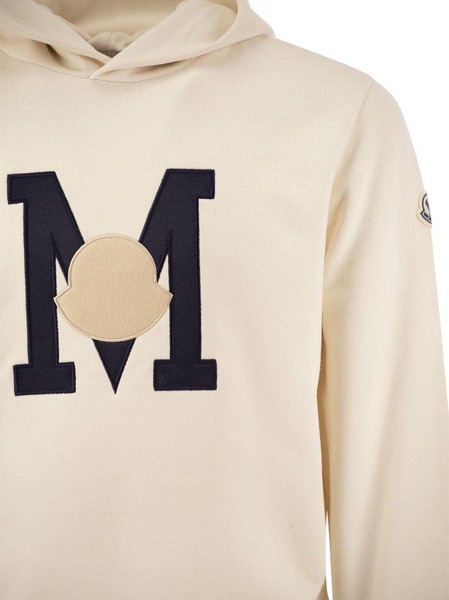 Moncler Logo Embroidered Long-Sleeved Hoodie