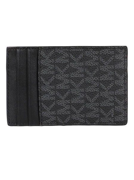 Michael Kors Hudson Logo-Jacquard Card Holder