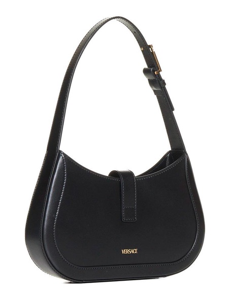 Versace Greca Goddess Logo Plaque Small Shoulder Bag