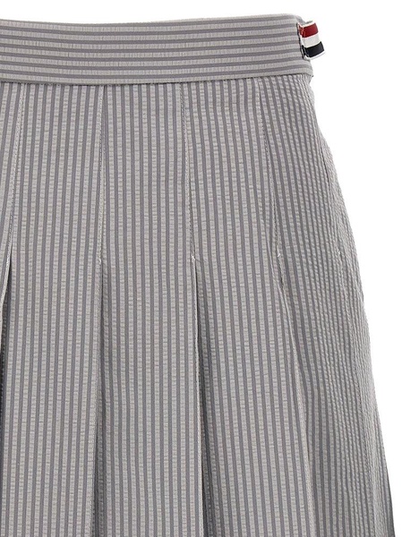 Thom Browne Pleated Midi Skirt