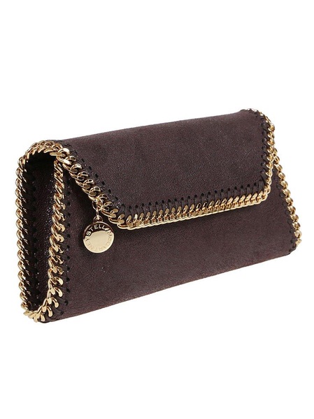 Stella McCartney Falabella Logo Charm Clutch Bag