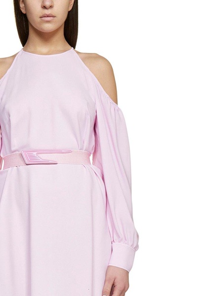 Stella McCartney Cut-Out Belted Midi Dress