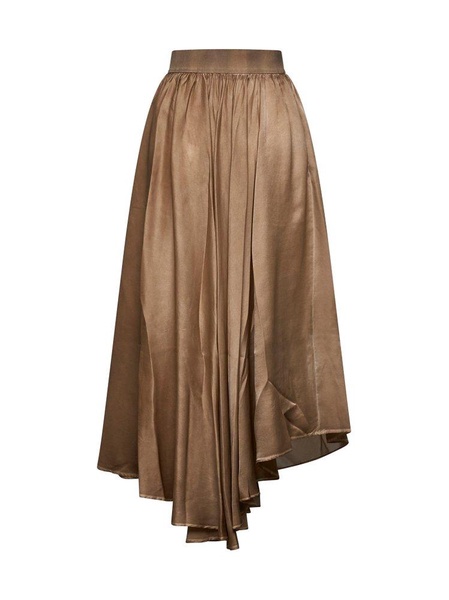 Uma Wang Asymmetric Pleated Skirt