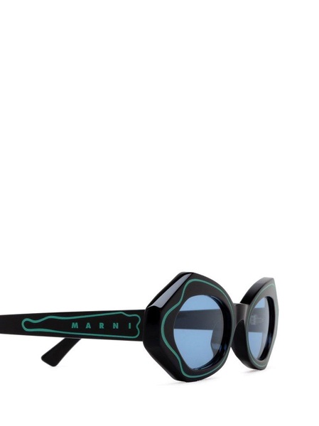 Marni Eyewear Unlahand Geometric-Frame Sunglasses