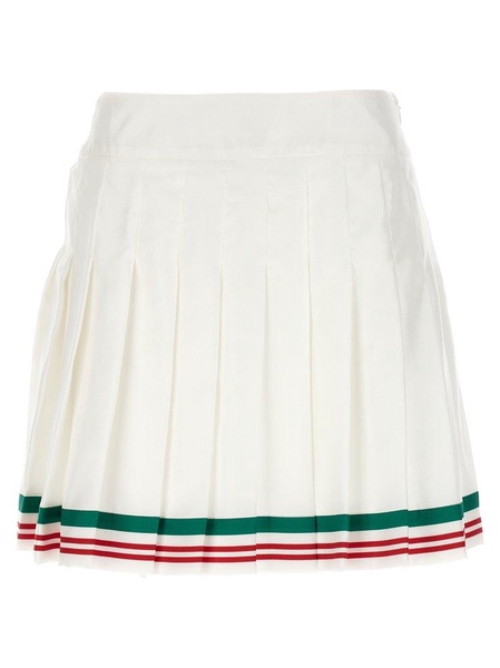 Casablanca Casa Way Pleated Mini Tennis Skirt