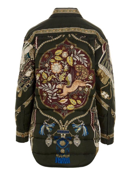 Etro Graphic Printed Button-Up Padded Jacket