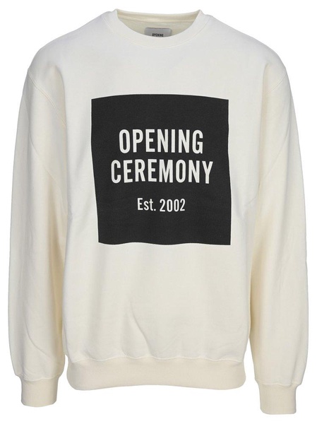 Opening Ceremony Logo Printed Crewneck Sweatshirt