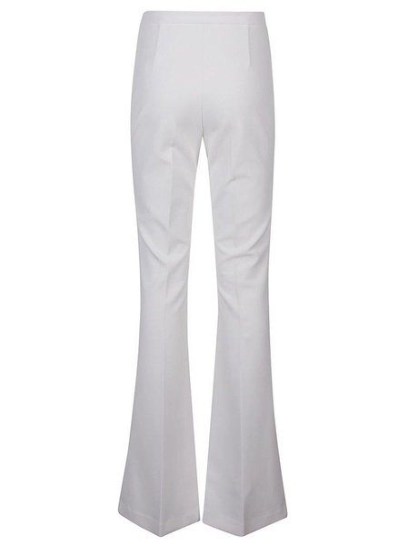 Elisabetta Franchi Logo Charm Stretch Palazzo Trousers