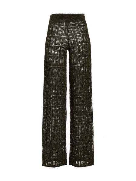 GCDS Monogram High-Waist Drawstring Pants