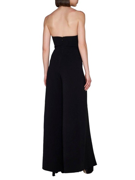 Solace London The Anelli Wide-Leg Strapless Jumpsuit