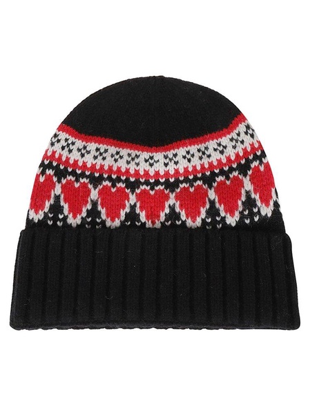 Mc2 Saint Barth Logo Embroidered Intarsia-Knit Beanie