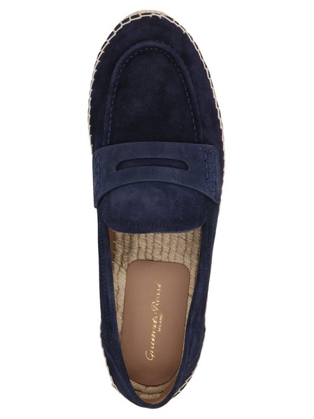 Gianvito Rossi Round Toe Slip-On Espadrilles