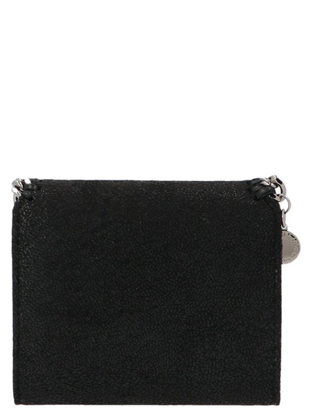 Stella Mccartney Black Polyester Small Falabella Wallet Woman