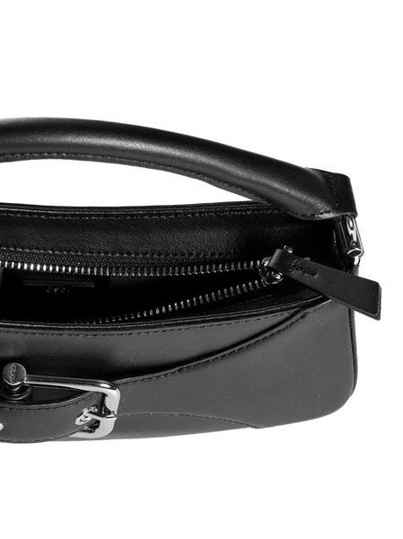 Osoi Belted Brocle Zipped Shoulder Bag