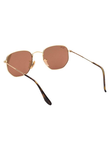 Ray-Ban Mirrored Hexagon Frame Sunglasses