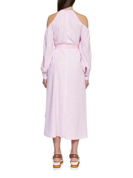 Stella McCartney Cut-Out Belted Midi Dress