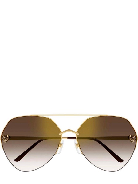 Cartier Aviator Frame Sunglasses