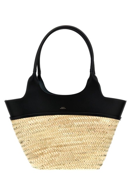 A.P.C. Panier Tanger Straw Tote Bag