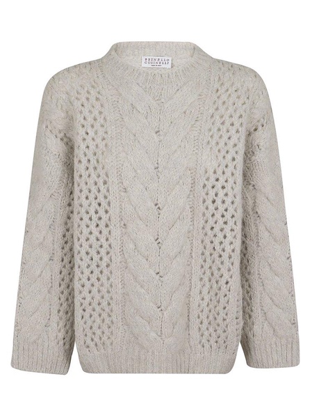 Brunello Cucinelli Chunky-Knit Crewneck Jumper