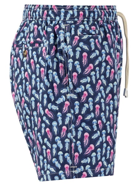 Mc2 Saint Barth Jellyfishes Printed Drawstring Swim Shorts