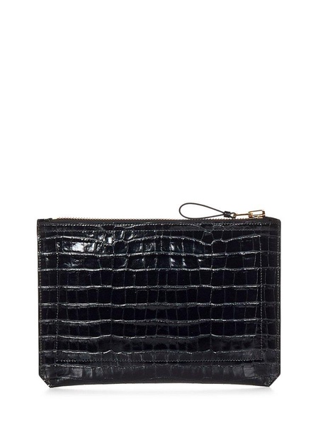 Tom Ford Buckley Embossed Small Clutch Bag