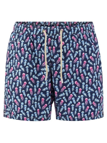 Mc2 Saint Barth Jellyfishes Printed Drawstring Swim Shorts