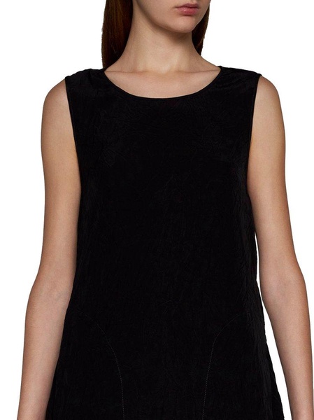 Uma Wang Crewneck Sleeveless Midi Dress