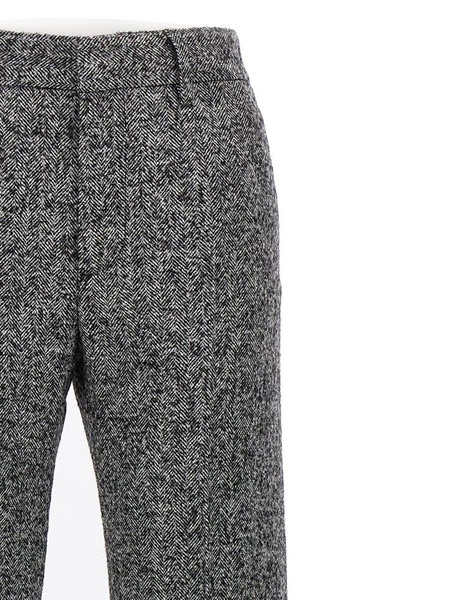 Alessandra Rich High Waisted Tweed Trousers