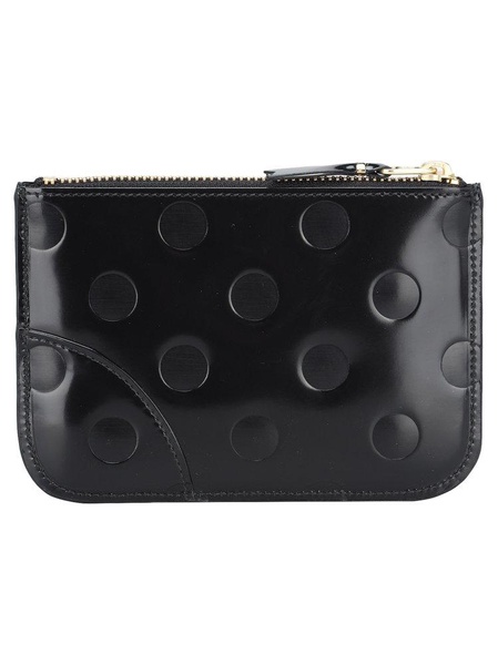 Like Wallet Polka Dots Embossed Zip-Up Wallet boys