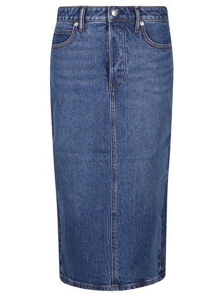 Alexander Wang Denim Midi Skirt