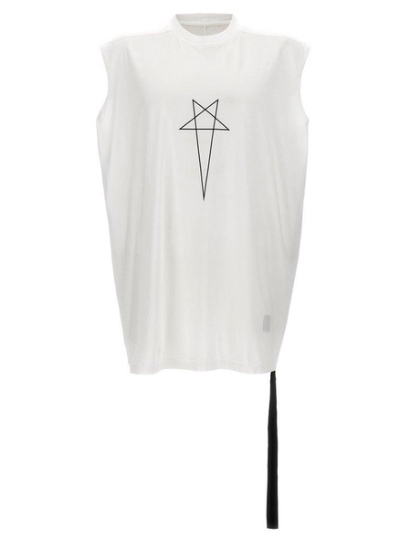 Rick Owens DRKSHDW Star Printed Sleeveless Top