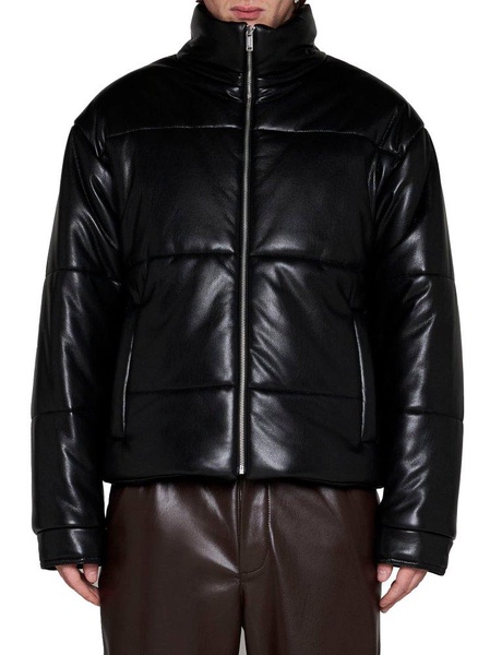 Nanushka Faux Leather Puffer Jacket