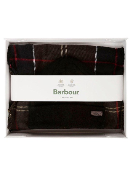 Barbour Swinton Galingale Tartan Patterned Gift Set