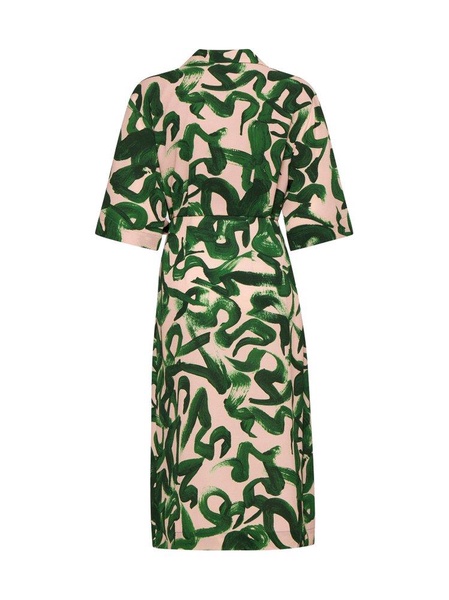 Dries Van Noten Printed Wrap Dres