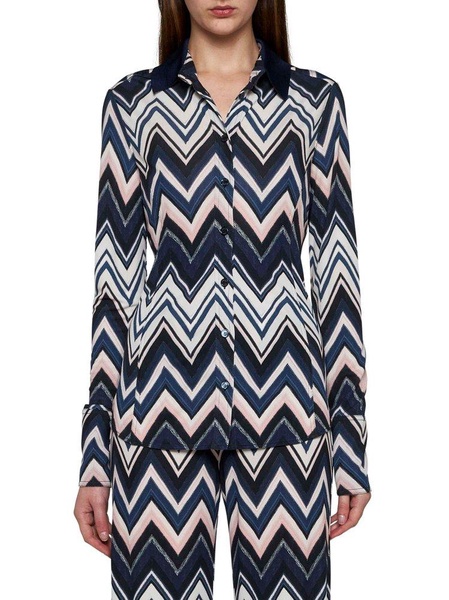 Missoni Zigzag Printed Long Sleeved Shirt